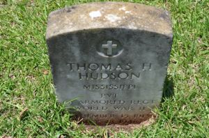 Thomas H. Hudson - Headstone