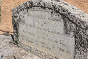 Gravestone of Daniel Andreas Kirchner and Christina Wilhelmina (van Marle) Kirchner