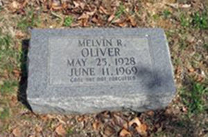 Melvin Oliver Headstone