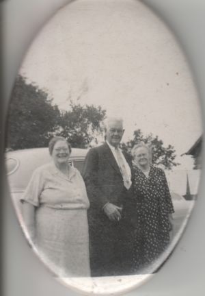 Susie (Meader) Keene, Her brother Ralph and his wife Bessie