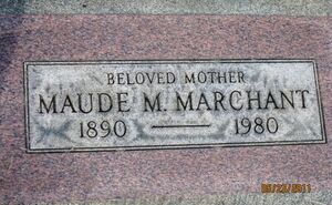 Maude Myrtle Meeker-Marchant