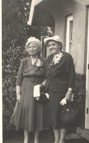 Ellen Louisa Thompson & Myrtle Mae Riley