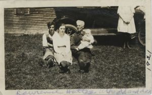 Lawrence, Hattie, Warren, and Alfred Amadon