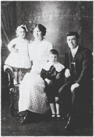 Marie's & Frederick's daughter, Clemence, with husband Sydney Weatherley & family
