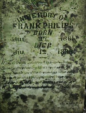 Frank Phillips Gravestone