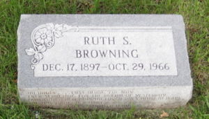 Ruth (Shultz) Browning Gravesite
