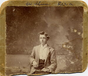 Wilburn F. Reece as teenager