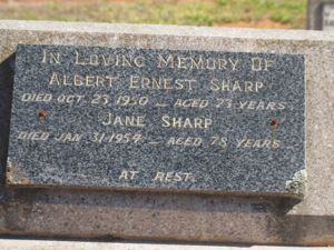Albert & Jane Sharp