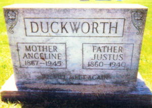 Duckworth Headstone