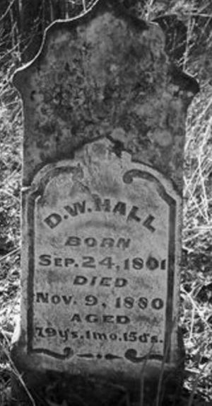 Delaney Hall headstone