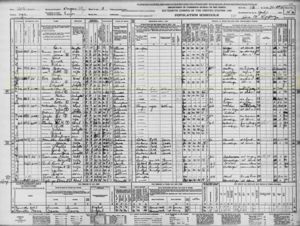 Morris  & Helen Roe 1940 Census