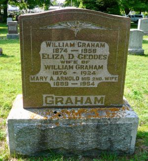 Eliza Dosiah Geddes headstone