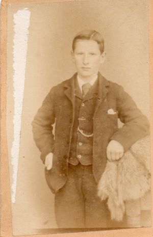 William James Watkins as a lad