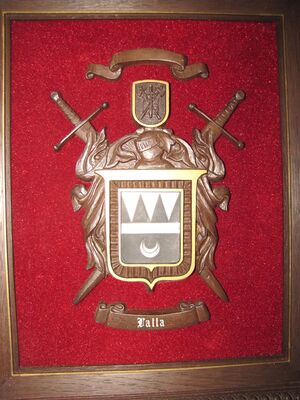 Latta Family Coat of Arms Plaque (Owned by V. Thomas)