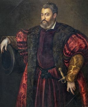 Depicted person: Alfonso I d'Este, Duke of Ferrara – Duke of Ferrara, Modena and Reggio