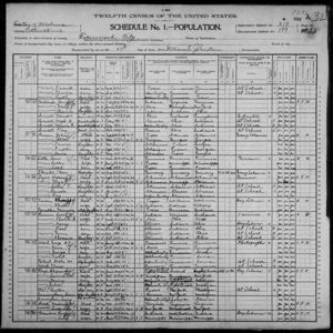 1900 U.S. Federal Population Census - Part 1