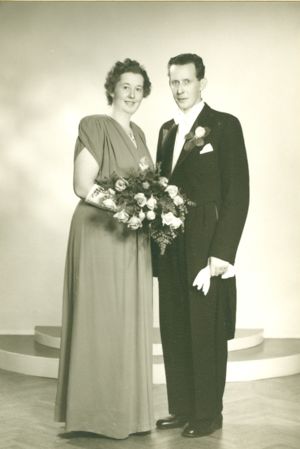 Gunhild and Folke's wedding photo
