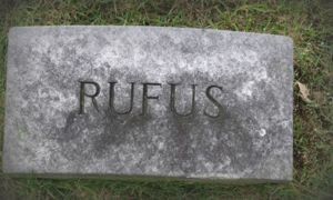 Stone for Rufus Mills