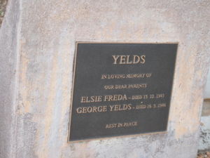 George & Elsie Freda Yelds