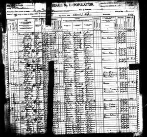 1900 United States Federal Census - Pottawatrain County, Oklahoma