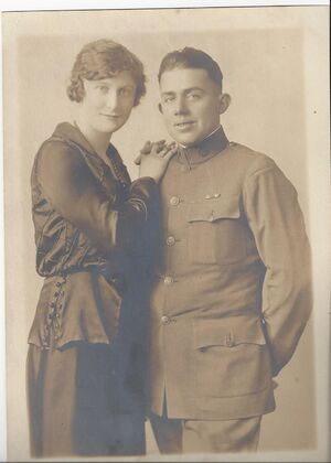 Carl Corwin and Margaret Spruck wedding photo