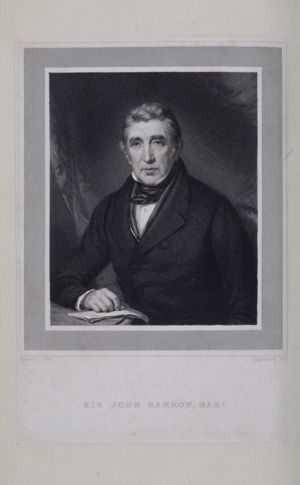 Portrait of Sir John Barrow