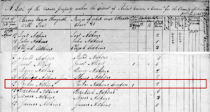 1795 Montgomery County VA Personal Property Tax Record