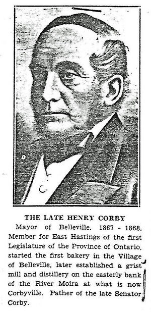 Henry Corby Sr. profile