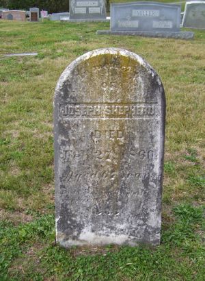 Joseph Shepherd's Grave