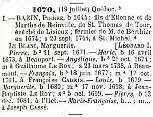 Pierre-Marie Bazin-Tanguay Collection Vol 1 page 33