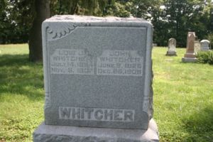 Headstone - John Whitcher