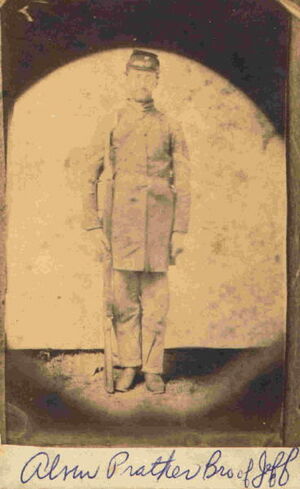 Cpl. Alvin S. Prather, Company B, 81st Regiment Indiana Volunteer Infantry
