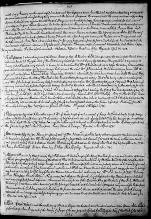 Land Deed between Benjamin Runions and Henry Hart attested to by Israel Runions pg. 2