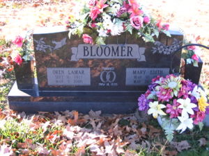 Mary and Oren Bloomer's Stone