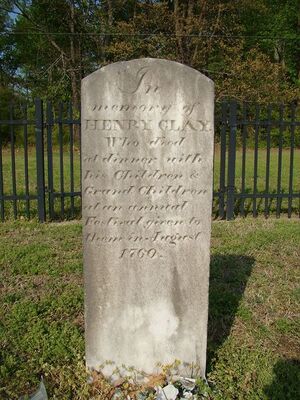 Henry Clay Headstone