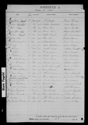 Lucy Mary Reaume - Copy of Birth Record