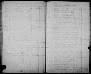 Isabella Elisabet Sandilands baptismal record. Sept 14, 1862