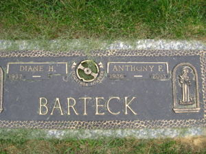 Anthony Barteck tombstone