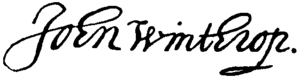 John Winthrop Jr.'s Signature