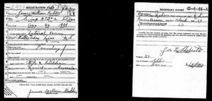 WWI Registration Card