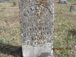 Sallie and Hugh Peyton Tombstone