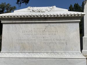 Telfair Tomb (men's inscription)