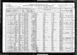 Edward Reed 1920 census