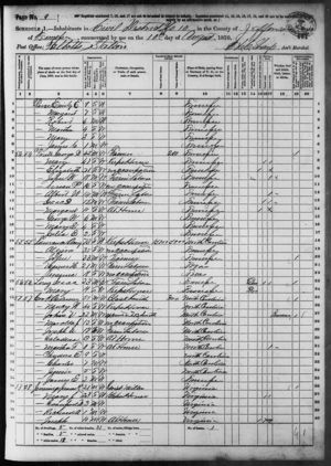 1870 US Census pg.2