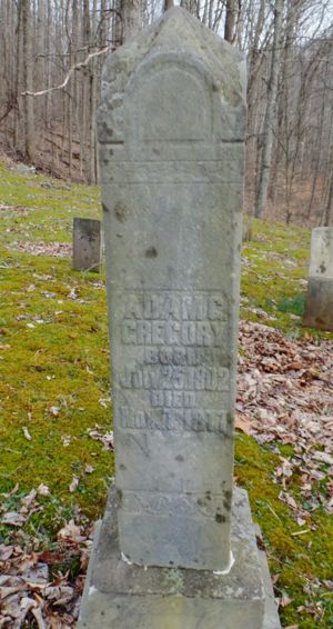 Adam Given Gregory Tombstone