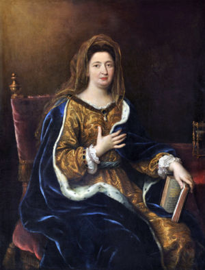 Françoise d'Aubigné, marquise de Maintenon, représentée en Françoise Romaine