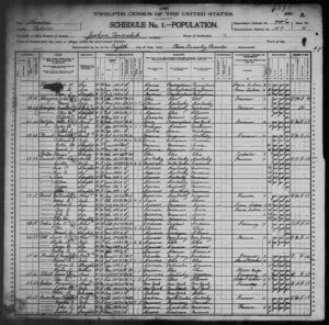 part 2 - United States Census, 1900 - Jackson & Winfield Townships, Osborne, Kansas
