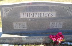 Herbert and Sarah Humphreys Tombstone