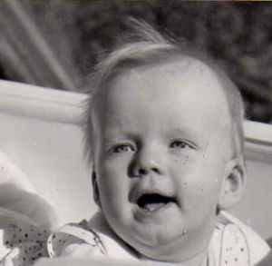 Babyface of myself in the summer of 1956