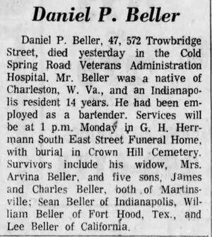 Daniel Phillip Beller Obituary